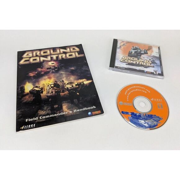Ground Control PC Game, Disc, and Strategy Manual Complete Sierra - Picture 1 of 8